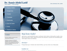 Tablet Screenshot of doutorsamir.com.br